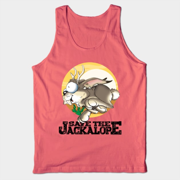 Save The Jackalope Tank Top by JimPrichard